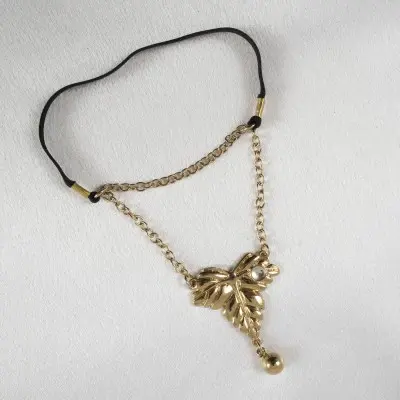 Foliage - Penis Band With Gold Leaf Charm