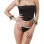 Franny and Zooey - 5 Pc Satin Lace Up Cami and G-String Set
