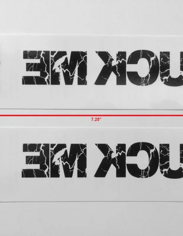 Fuck Me Temporary Tattoo Pack of Four