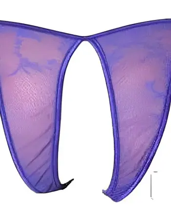 Garden Party - Sheer Crotchless Panty