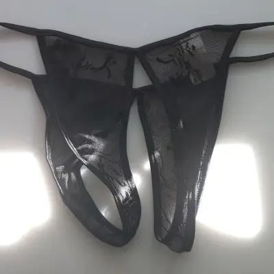 Garden Party - Sheer Crotchless Panty