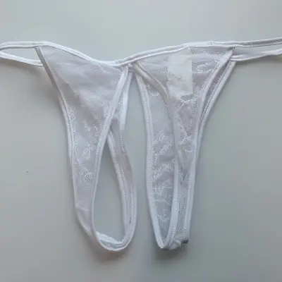 Garden Party - Sheer Crotchless Panty