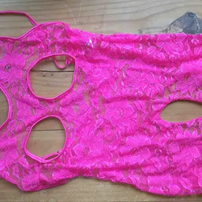 Gate to Her Heart - Open Cup Crotchless Romper