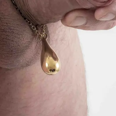 Gateway - Penis Chain with Gold Door Knocker