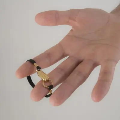 Gently Erect - Gold Penis Jewelry