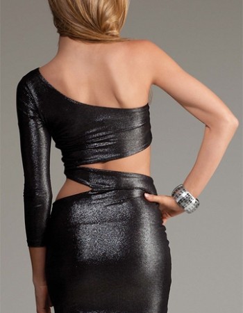 Glitter Cutout Dress