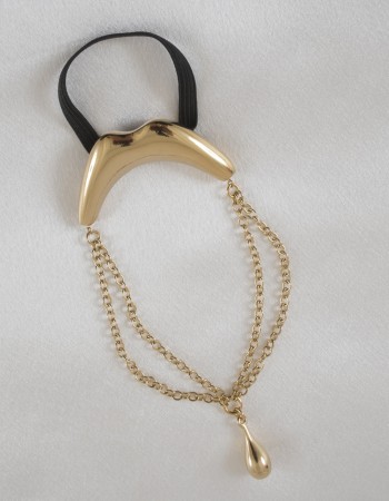 Go Deep - Men's Gold Kiss Penis Chain Bracelet with Pendant