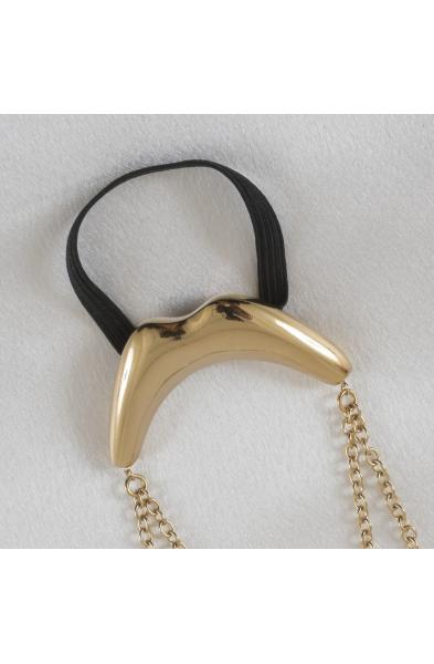 Go Deep - Men's Gold Kiss Penis Chain Bracelet with Pendant