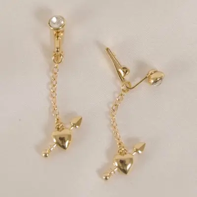 Gold Non-Piercing Cupid Labia Clips