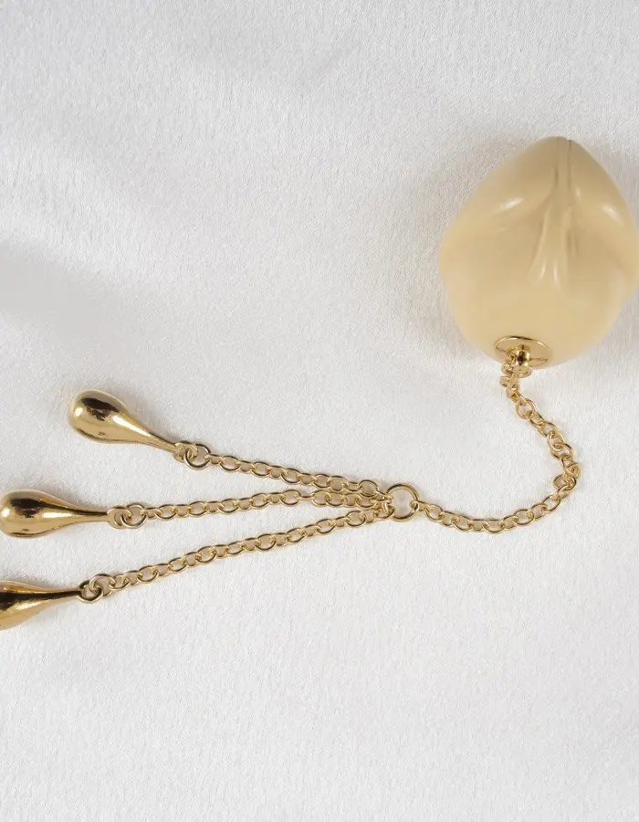 Golden Acorn - Insertable Glans Charm with Gold Pendants for Him