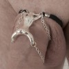 Hail Mary - Men's Silver Woman Shaft Penis Cock Chain