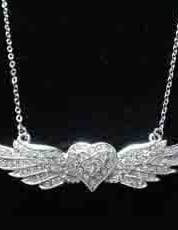Heart With Wings Necklace