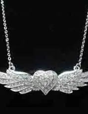 Heart With Wings Necklace