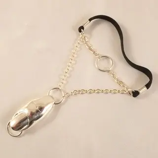 Her Touch - Silver Penis Bracelet