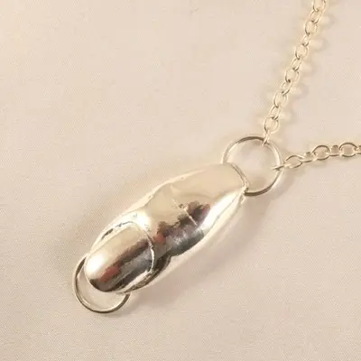 Her Touch - Silver Penis Bracelet