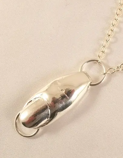 Her Touch - Silver Penis Bracelet