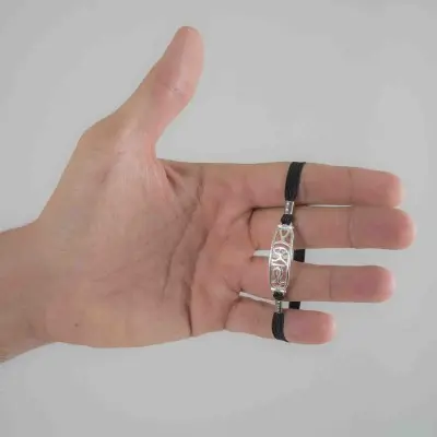 Hieroglyph - Egyptian Penis Jewelry Band in Silver