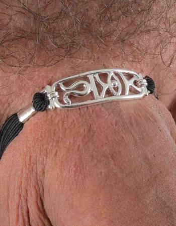 Hieroglyph - Egyptian Penis Jewelry Band in Silver