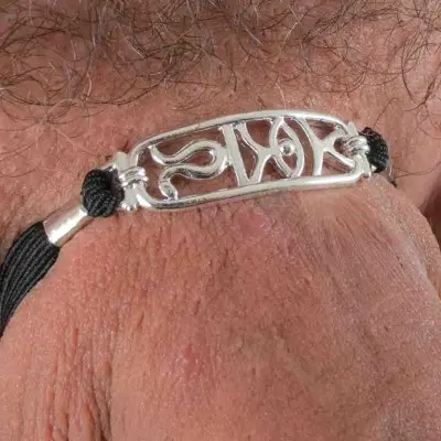 Hieroglyph - Egyptian Penis Jewelry Band in Silver