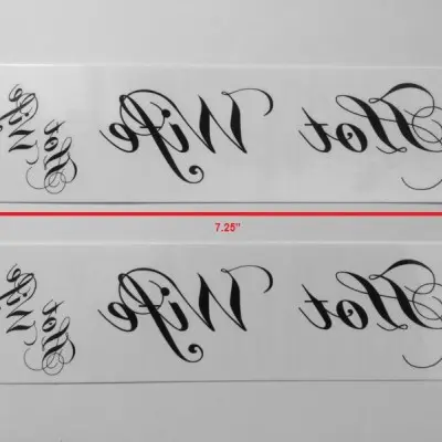 Hot Wife Temporary Tattoo Pack of Four