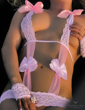 I Touch Myself - Micro Mini Dress with Large Bows