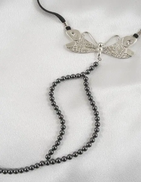 I Want to Fly  - Women's Dragonfly G-String with Crystal in Silver