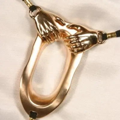 Into You - Gold Non-piercing Clit Jewelry with G-String