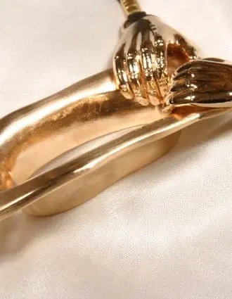 Into You - Gold Non-piercing Clit Jewelry with G-String