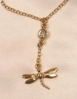 Ixtab - Waist Chain Dragonfly With Gem Stones