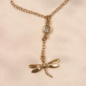 Ixtab - Waist Chain Dragonfly With Gem Stones