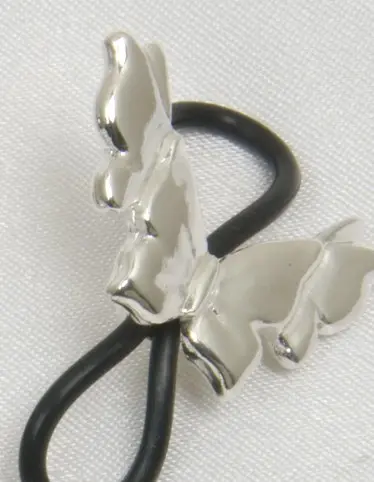 Julia - Silver Butterflies of Summer Nipple Rings