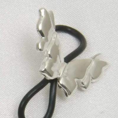 Julia - Silver Butterflies of Summer Nipple Rings