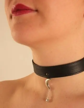 Kali - Silver Crescent Moon Neck and Body Chain
