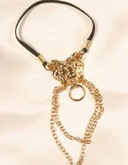 King of Beasts - Men's Lion Penis Chain in Gold