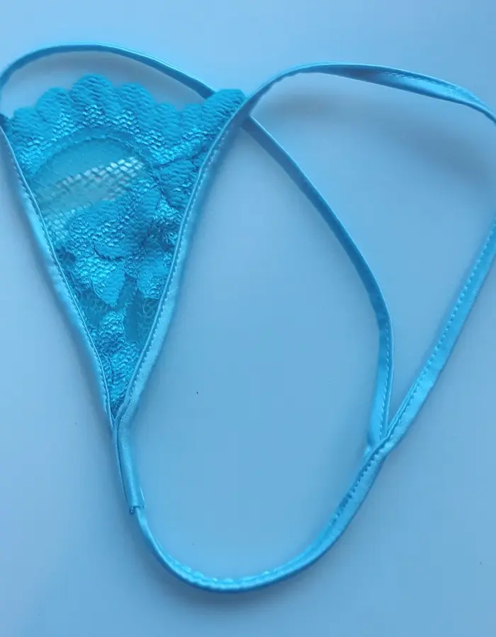 Kiss N Tell - Scallop Lace Micro G-String