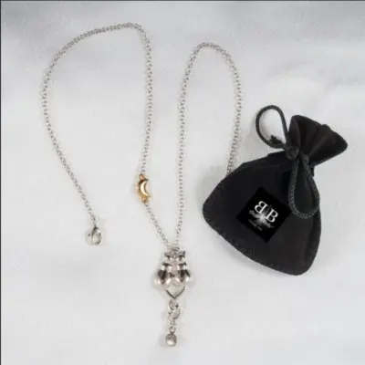 Kittens Cuddling - Necklace with Entwined Kittens Pendant