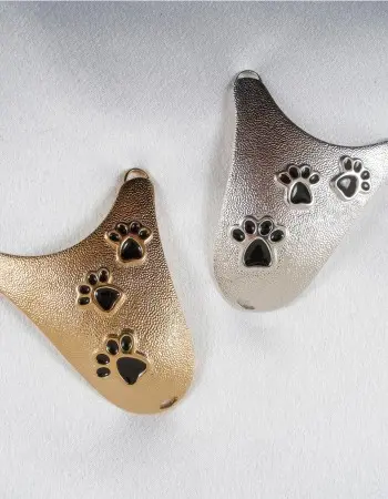 Kneading Bread - Silver Cat Paw G-String Jewelry