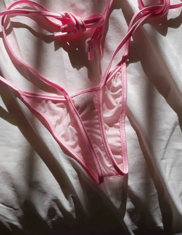 La La La - Sheer Tie Thong Panty