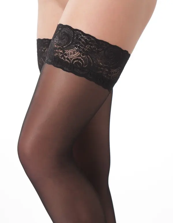 Lace Top Thigh High Stockings