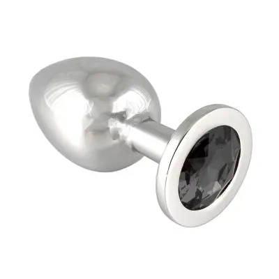 Large Metal Butt Plug With Crystal