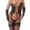 Last Friday Night - Black Sheer Double Strap 6 PC Camisole Set