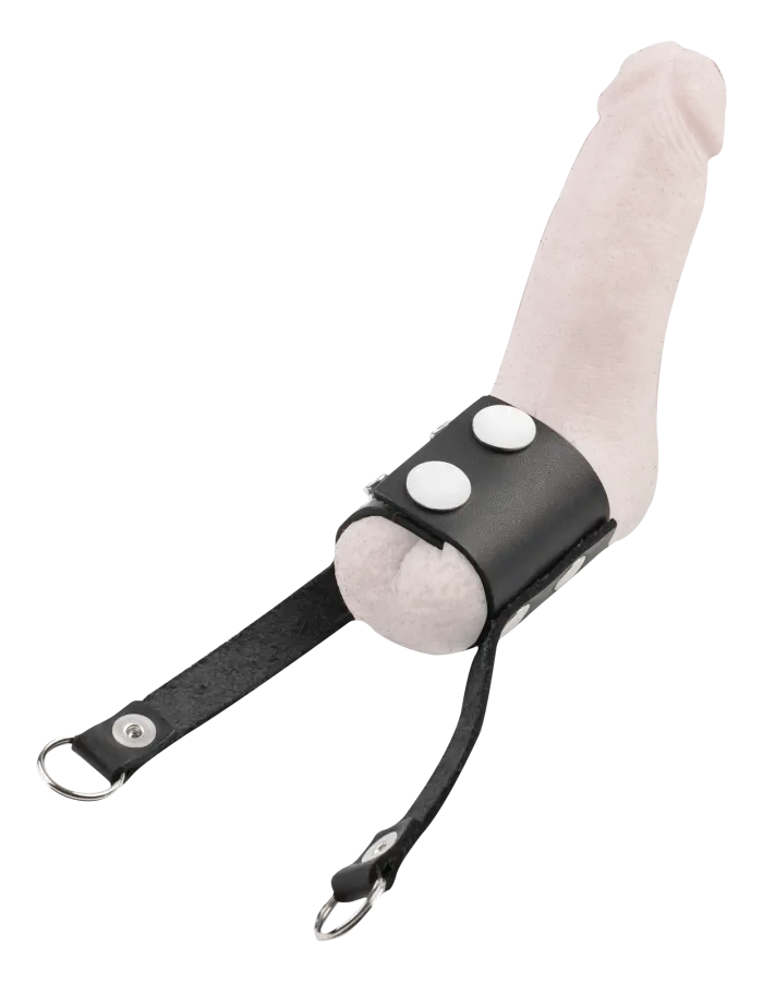 Leather Ball Stretcher with Attachment Rings