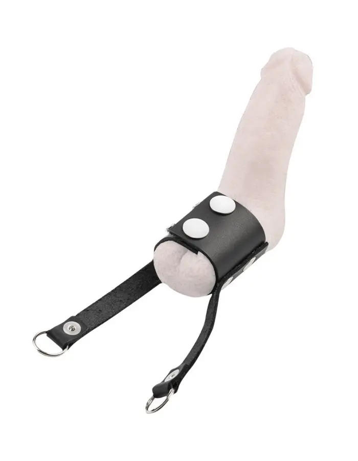 Leather Ball Stretcher with Attachment Rings