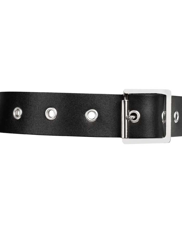 Leather Bondage Chest Harness Front or Back – Adjustable BDSM Body Strap