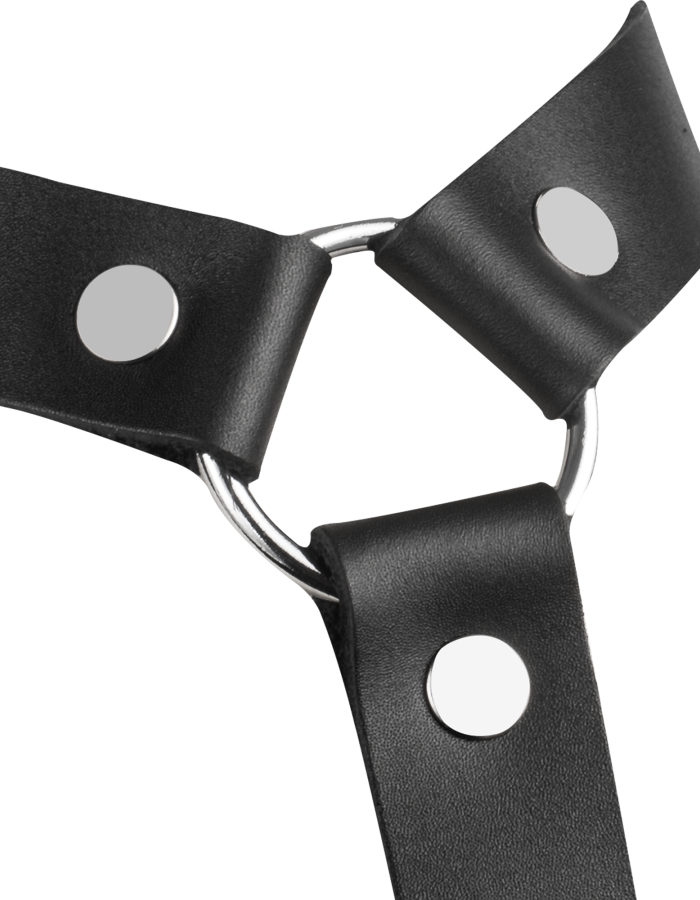Leder Bondage Brust-Harness Vorder- oder Rückseite – Verstellbarer BDSM Körpergurt