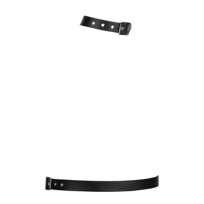 Leather Bondage Chest Harness Front or Back – Adjustable BDSM Body Strap