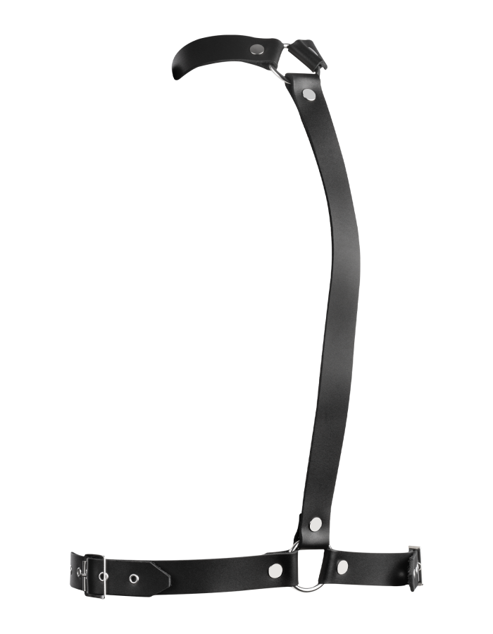 Leder Bondage Brust-Harness Vorder- oder Rückseite – Verstellbarer BDSM Körpergurt