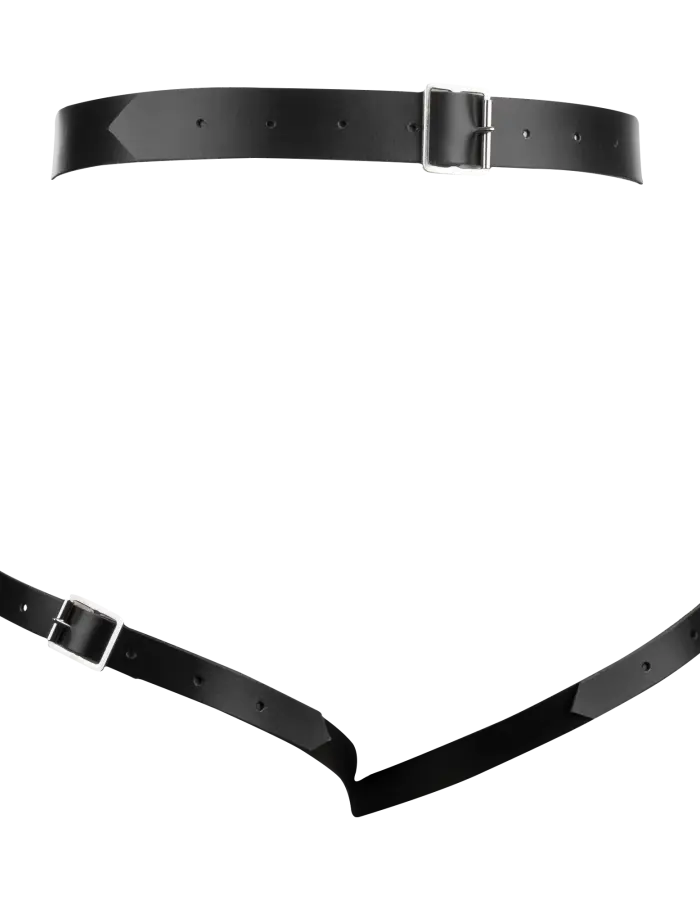 Leather Butt Harness – Adjustable Leather Restraint Harness for BDSM Play