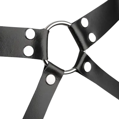 Leather Butt Harness – Adjustable Leather Restraint Harness for BDSM Play