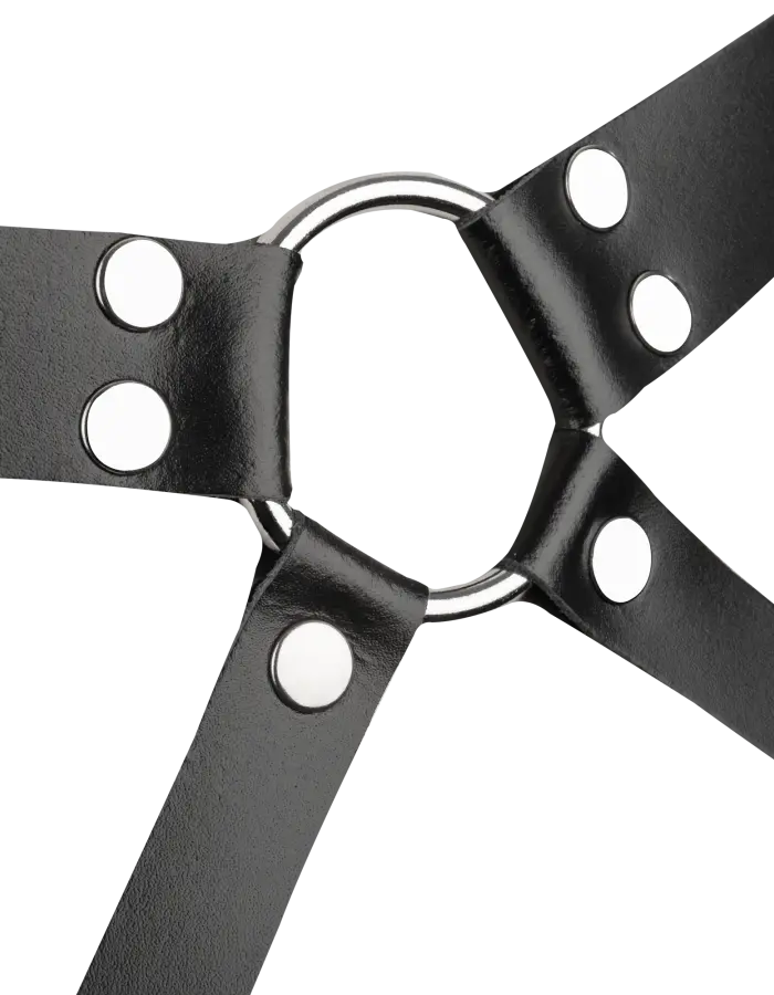 Leather Butt Harness – Adjustable Leather Restraint Harness for BDSM Play